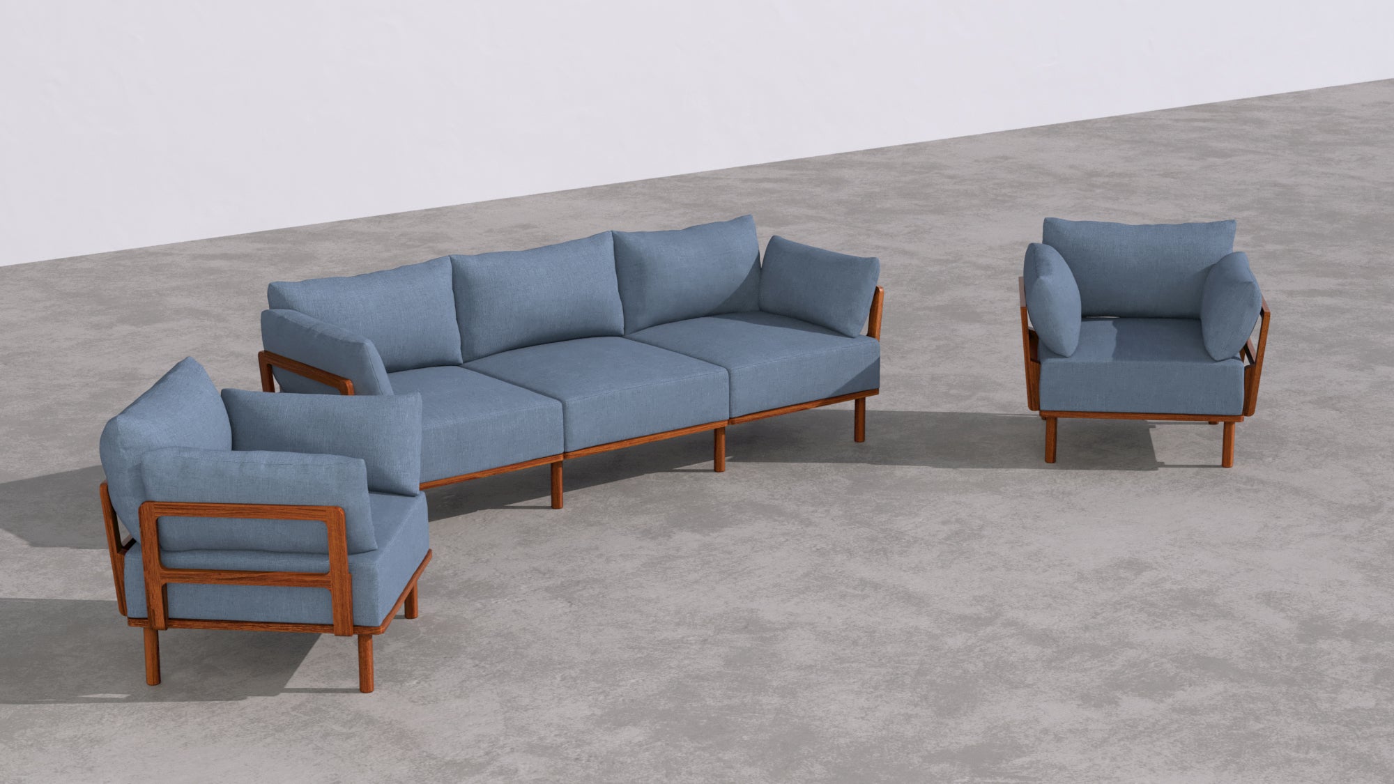 Jack 3 seat sofa sales